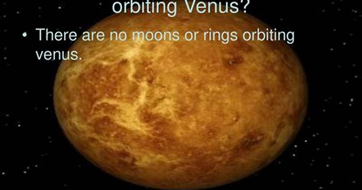 Does Venus Have Any Rings?
