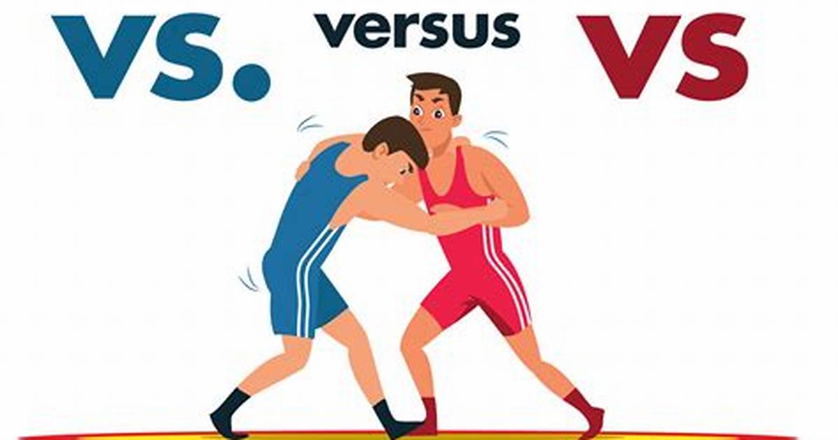 Does Versus Mean Against