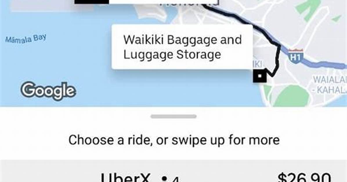 Does Waikiki Have Uber