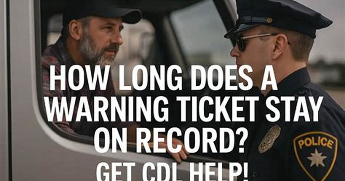 Does Warnings Stay on Record?
