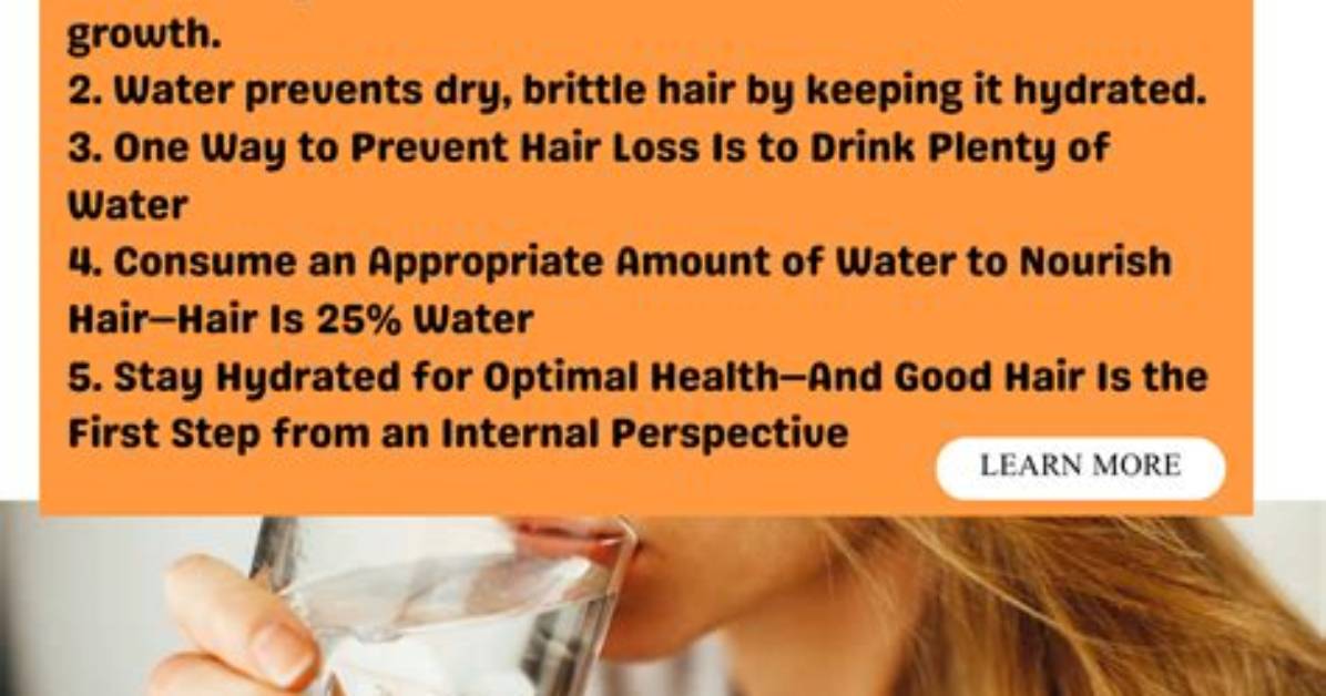 Does Water Help Hair?