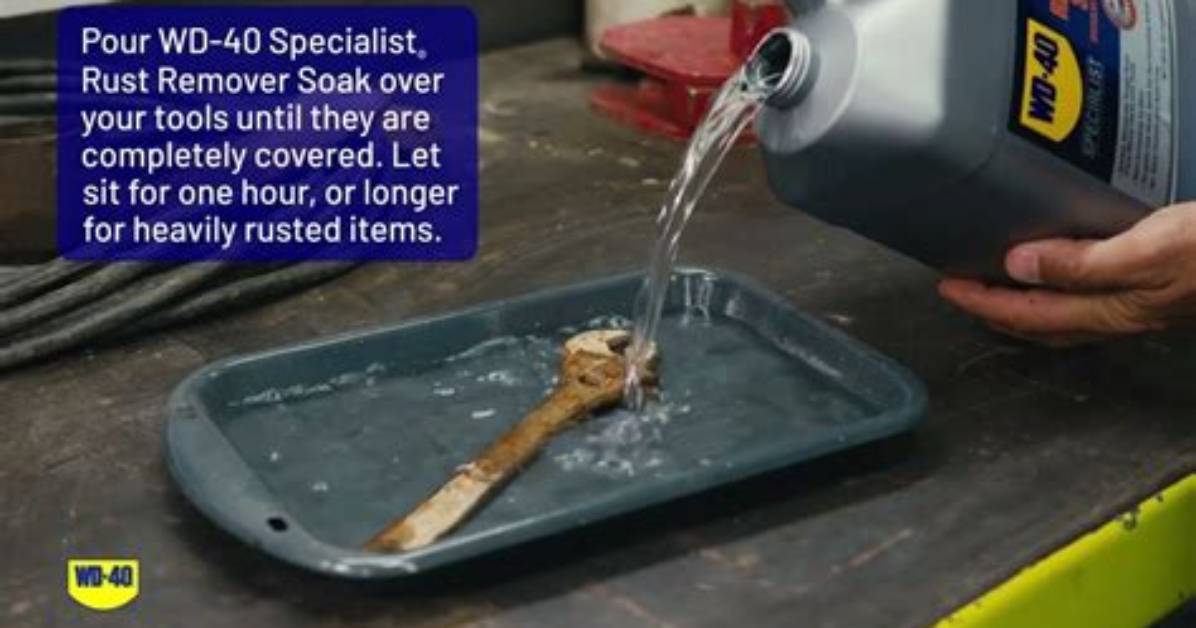 Does Wd40 Remove Rust
