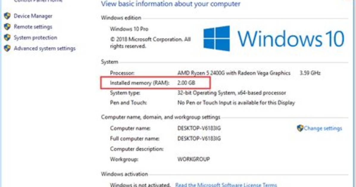 Does Windows 10 32Bit Support 4Gb Ram?