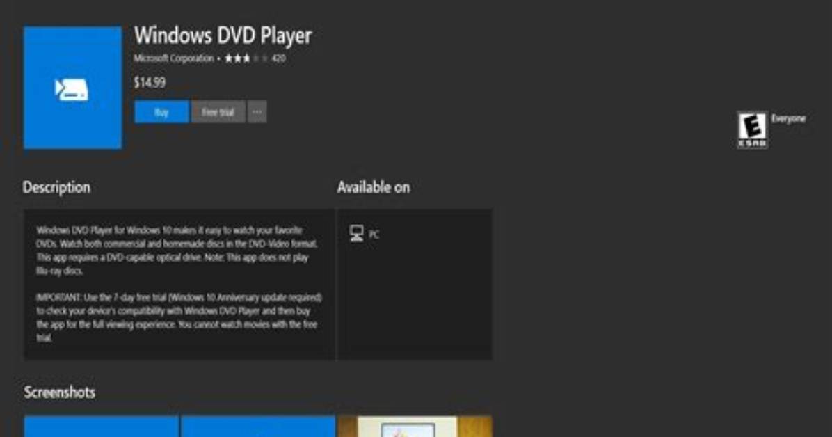 Does Windows 10 Have a Dvd Player?
