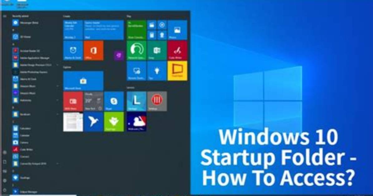 Does Windows 10 Have a Startup Folder?