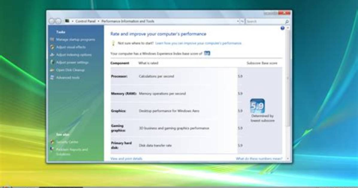 Does Windows 10 Have Experience Index?