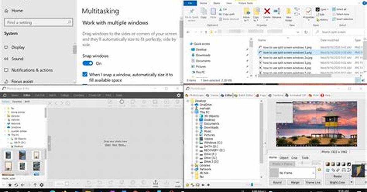 Does Windows 10 Have Split Screen?