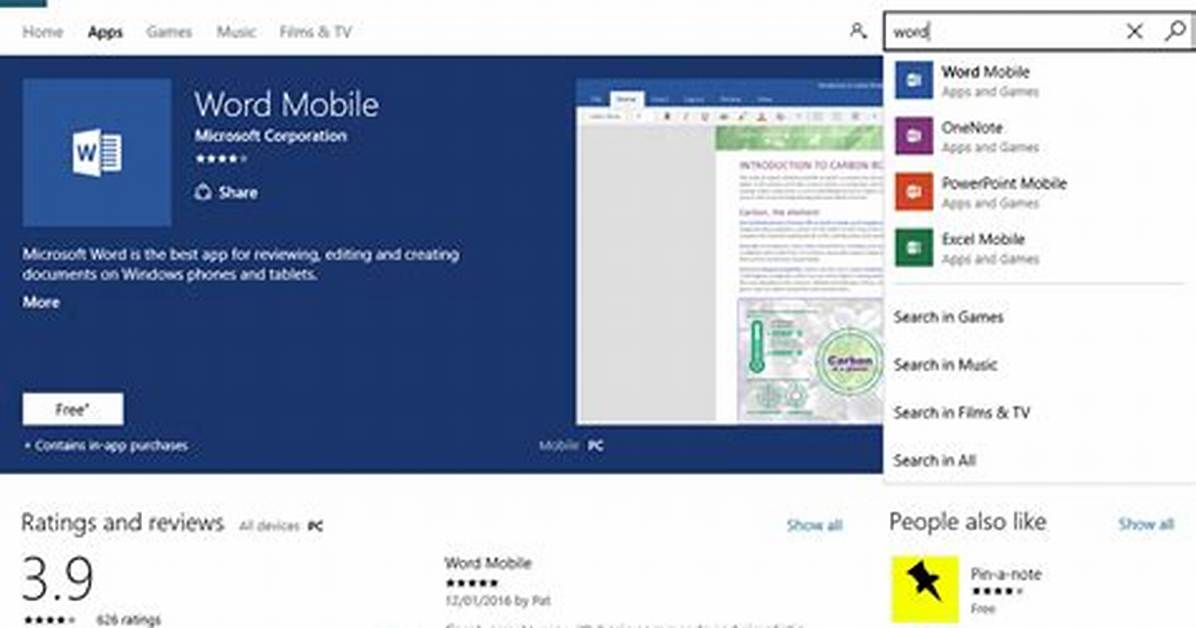 Does Windows 10 Have Word?