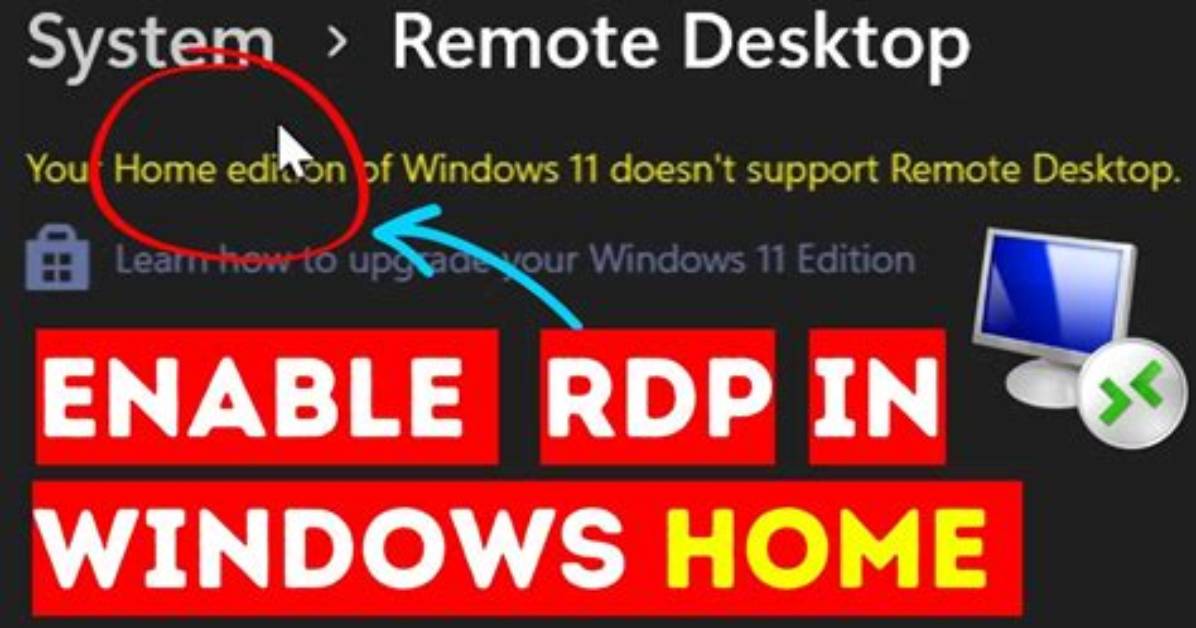 Does Windows 10 Home Allow Rdp?