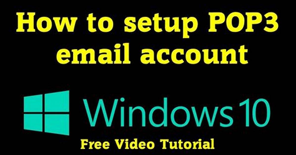 Does Windows 10 Mail Support Pop3?