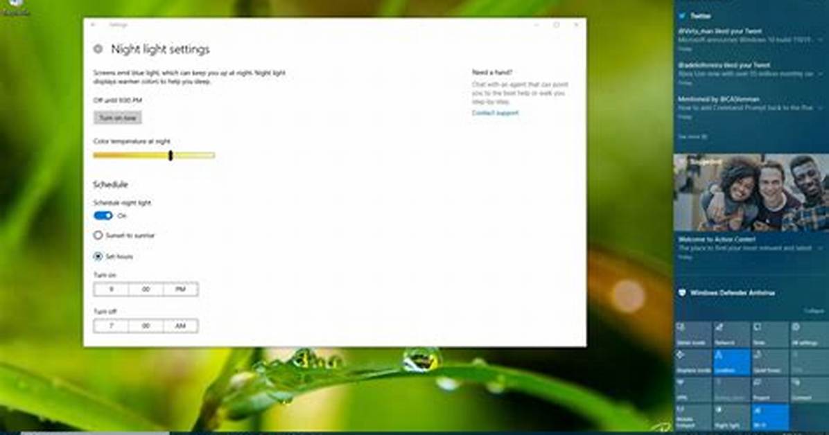 Does Windows 10 Night Light Reduce Eye Strain?