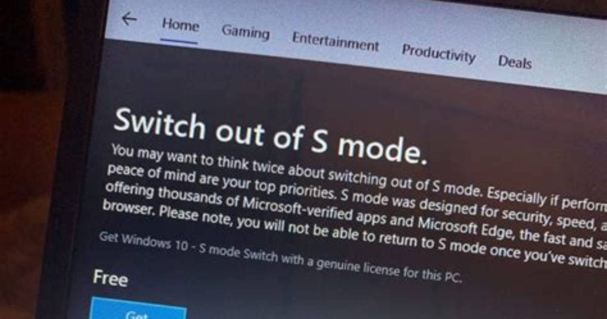 Does Windows 10 Pro Have S Mode?