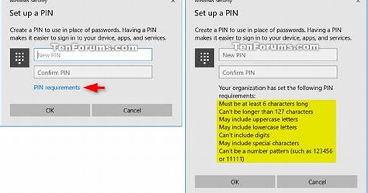 Does Windows 10 Require a Pin?