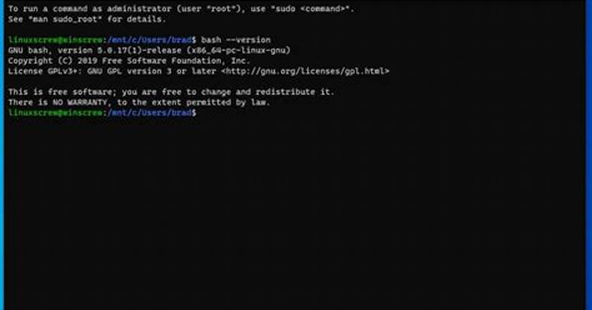 Does Windows 10 Use Bash?
