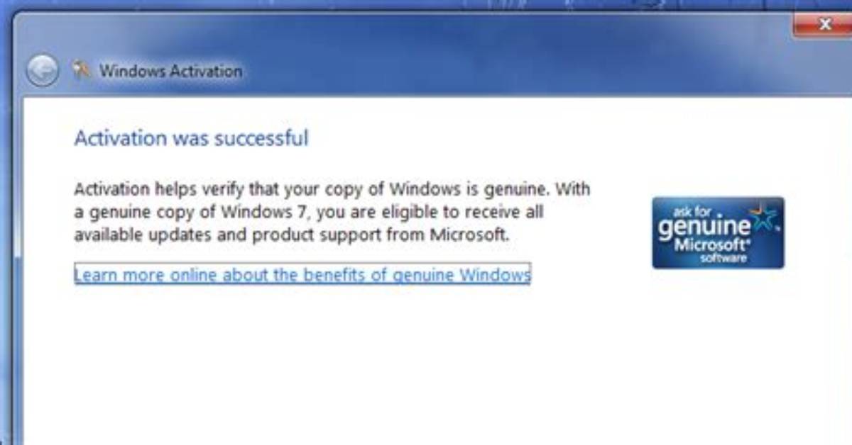 Does Windows 7 Activation Still Work?