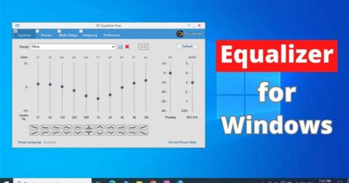 Does Windows 7 Have an Equalizer?