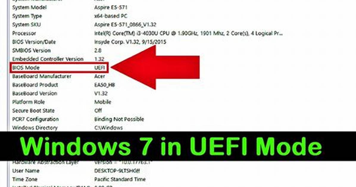 Does Windows 7 Use Uefi?
