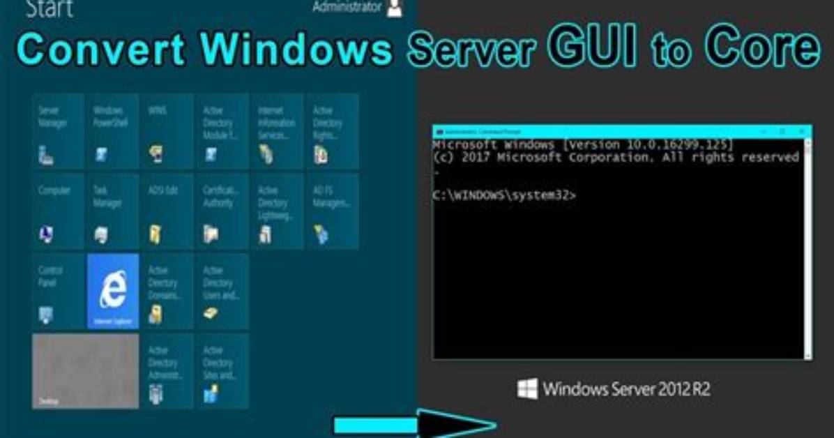 Does Windows Server Core Have a Gui?