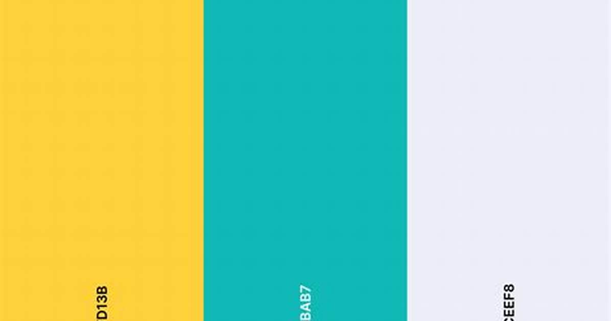 Does Yellow Go with Turquoise?