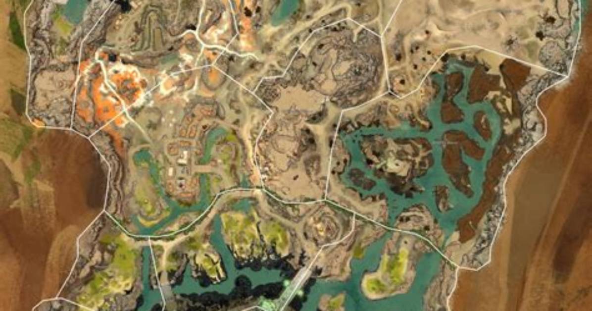 Domain of Kourna Map Guild Wars 2