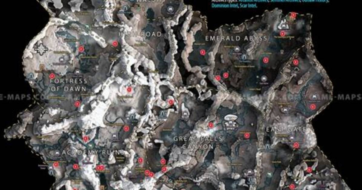 Dominion Intel Location Map - Anthem