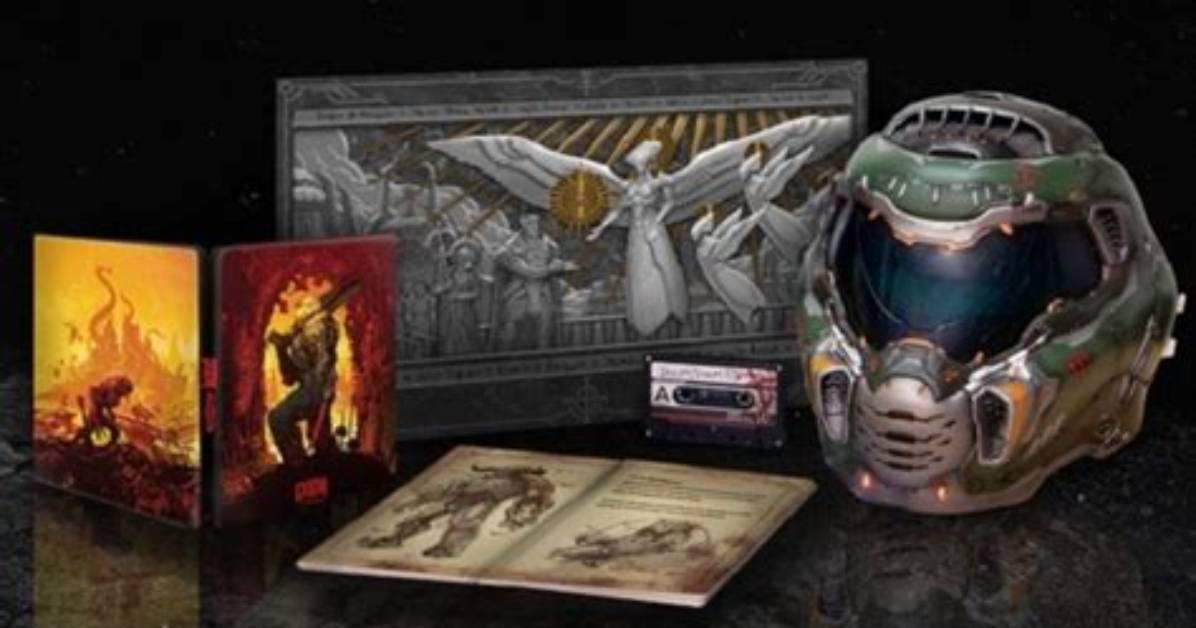 Doom Eternal Collector's Edition Steelbook Art Is Bloody Gorgeous