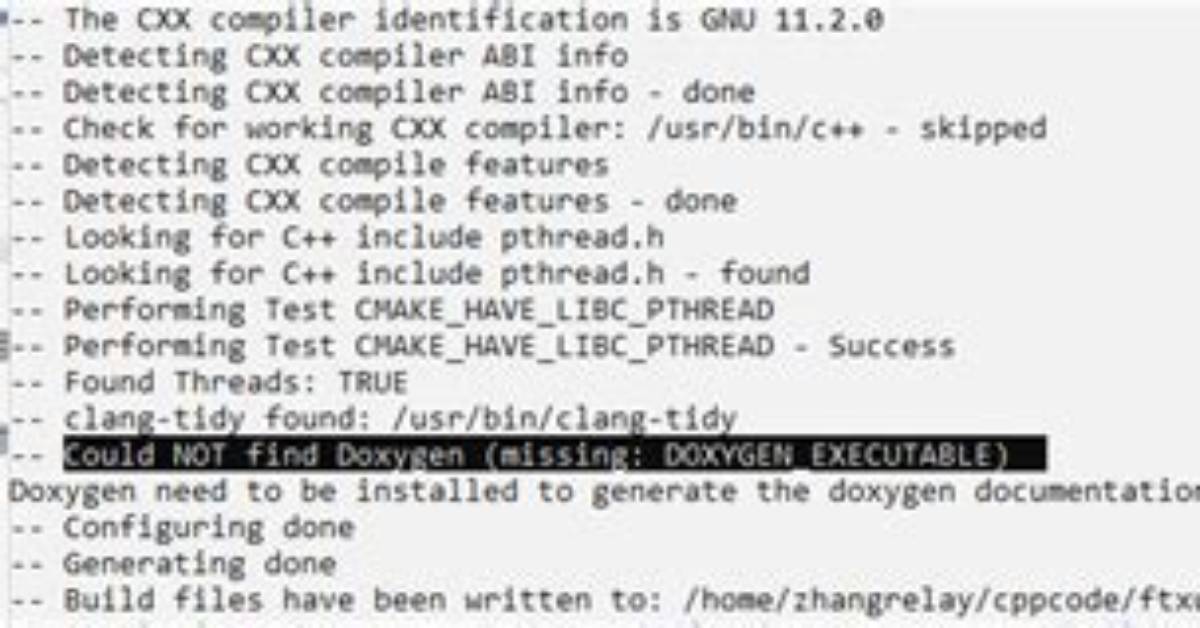 Doxygen - Could Not Find Flex (Missing: Flex_Executable)