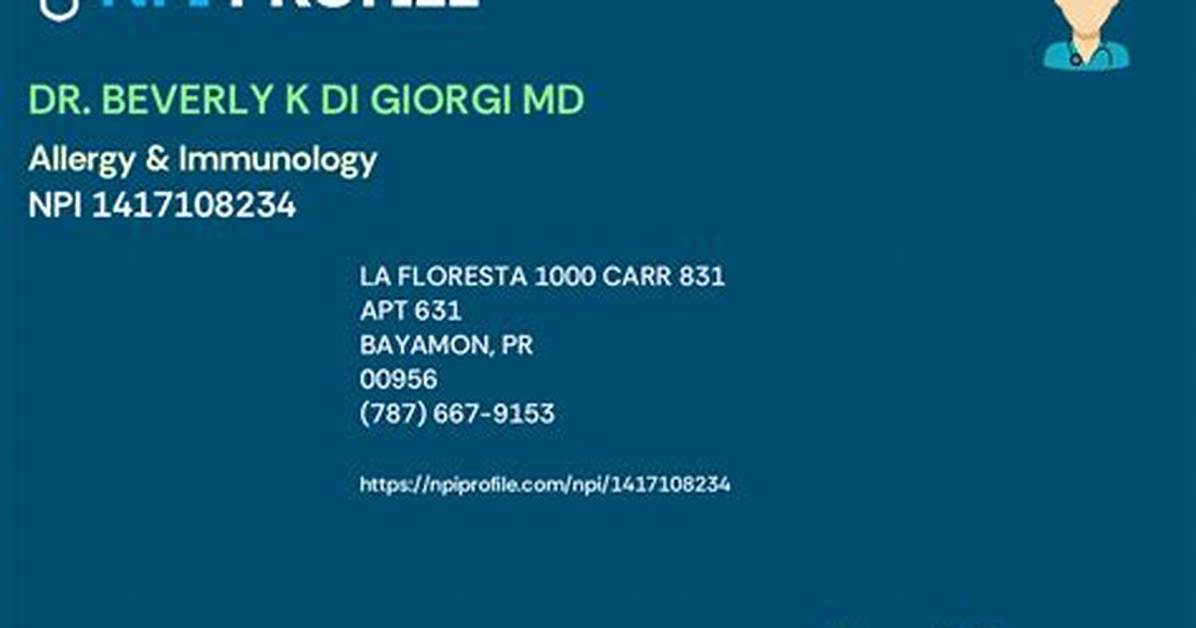 Dr. Beverly Di Giorgi, Md – San Juan, Pr