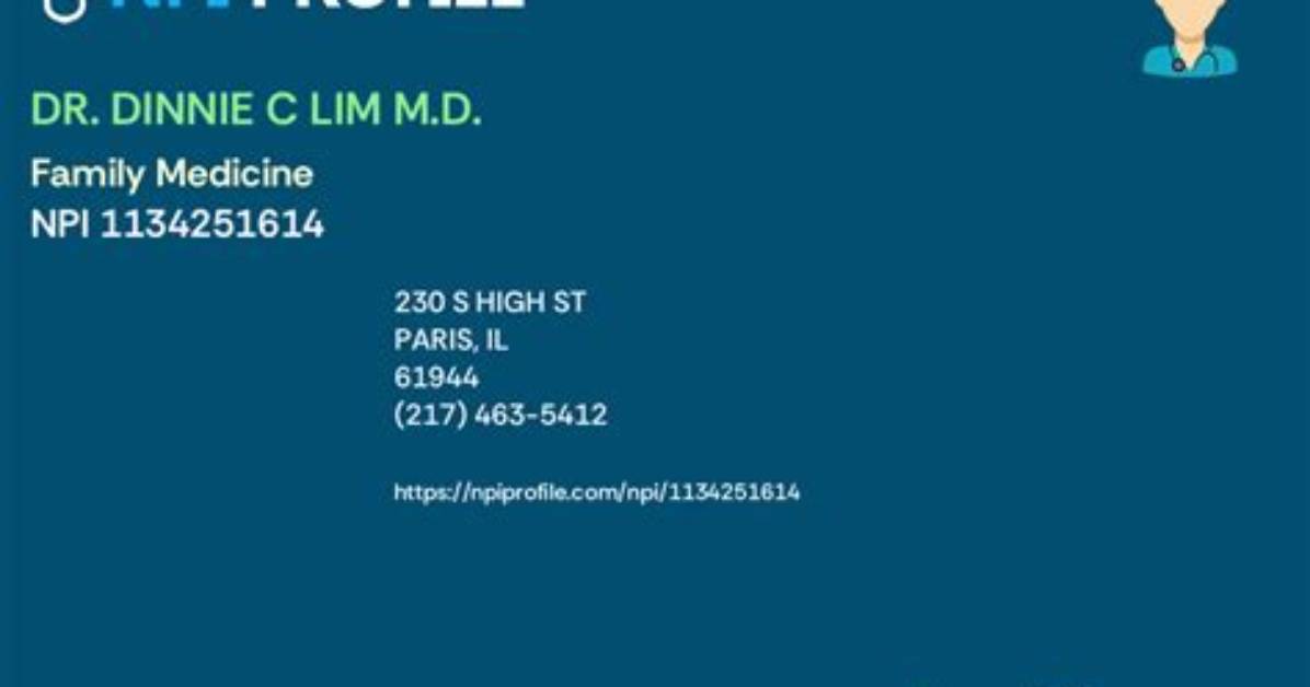 Dr. Dinnie Lim, Md – Paris, Il