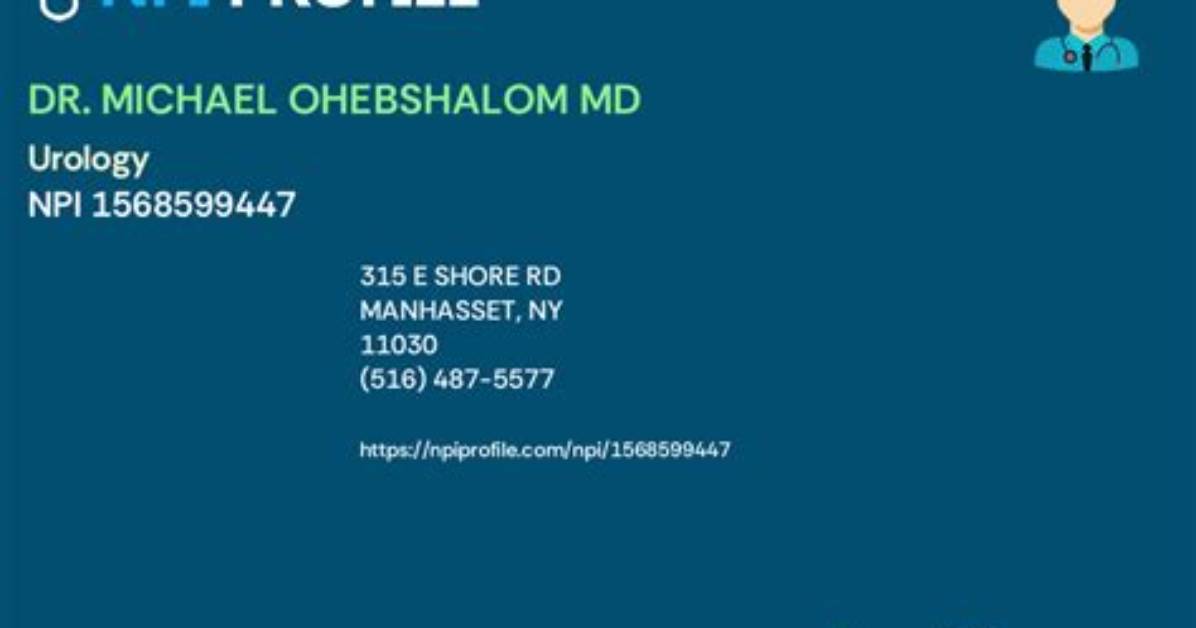 Dr. Michael Ohebshalom, Md – Manhasset, Ny