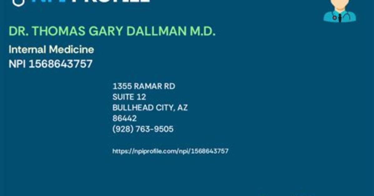 Dr. Thomas Dallman, Md – Bullhead City, Az