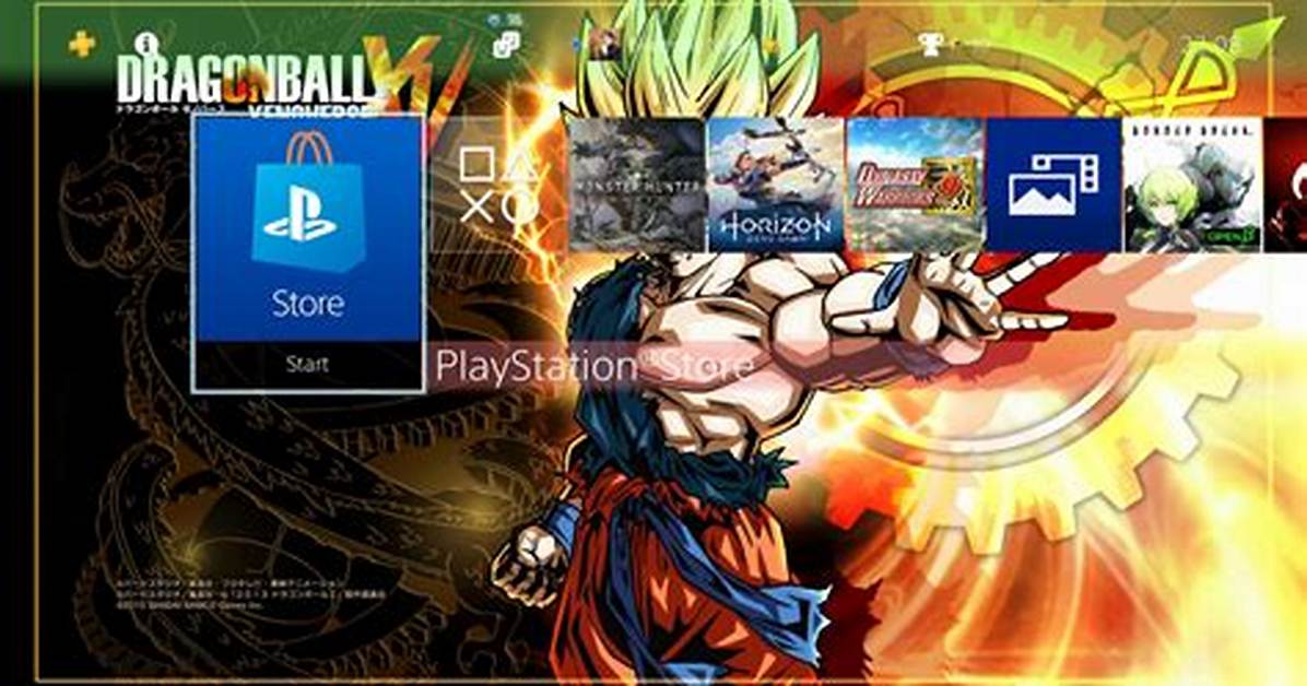 Dragon Ball Xenoverse Gets Free Ps4 Theme Three Year's After