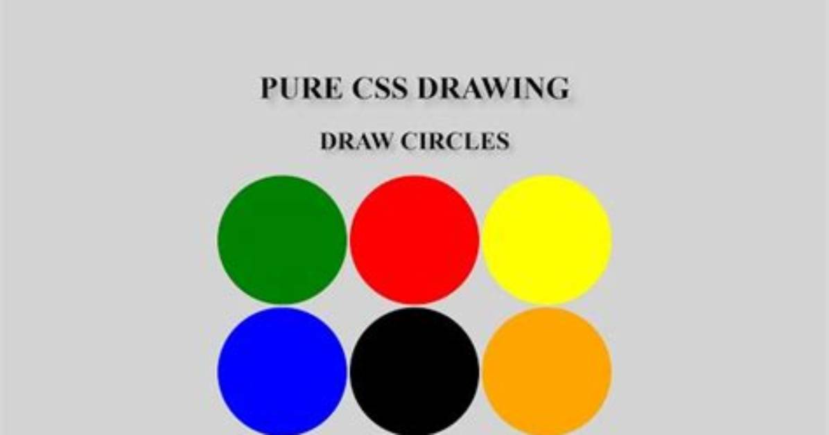 Draw Circle Using Css Alone [Duplicate]