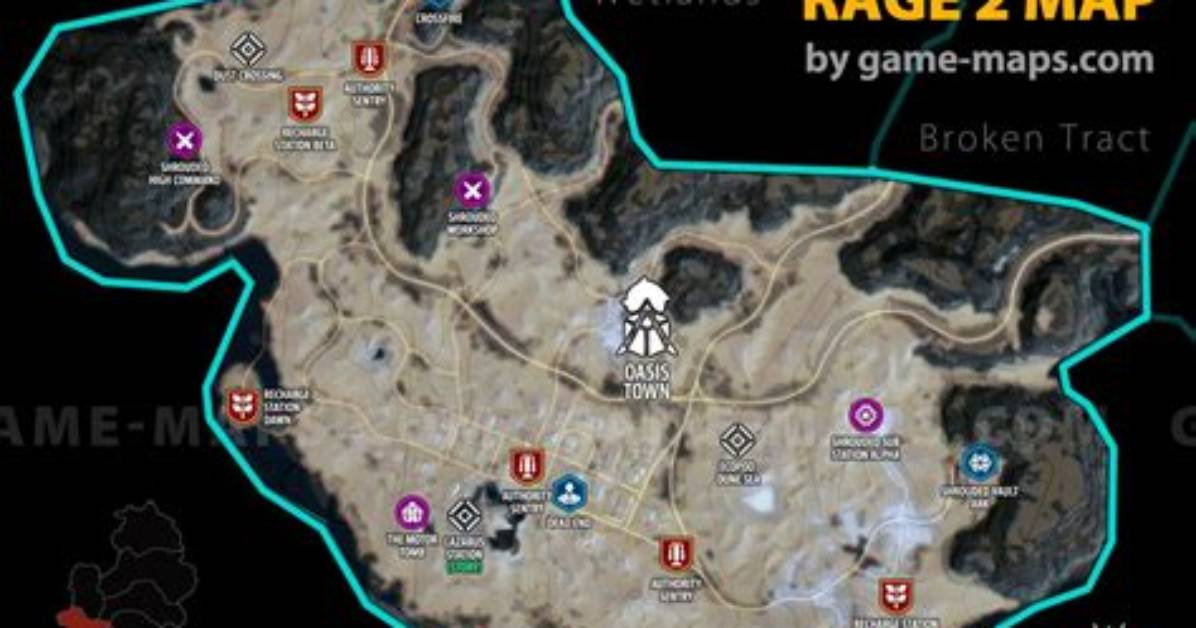 Dune Sea Rage 2 Map