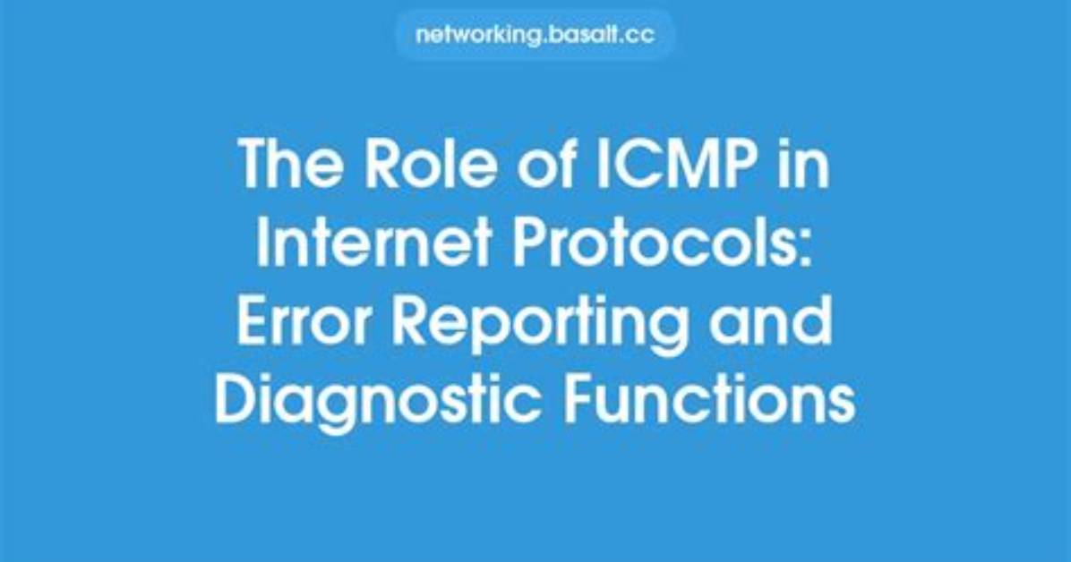 During Error Reporting Icmp?