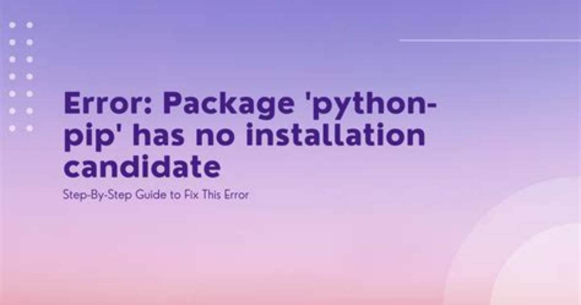 E: Package 'Python-Scipy' Has No Installation Candidate
