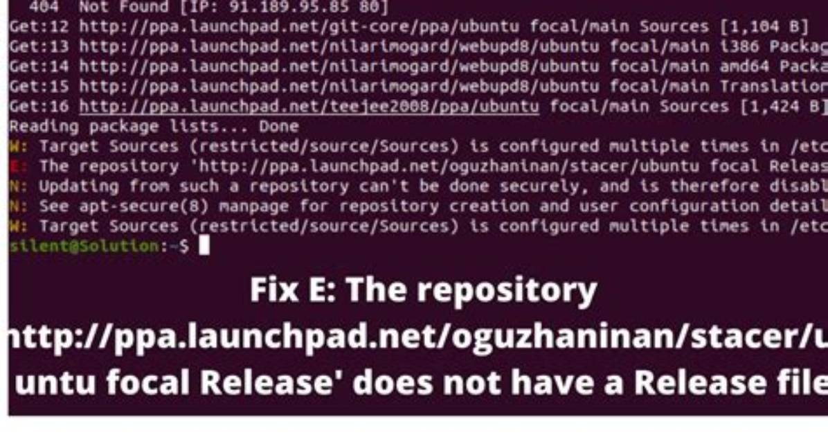 E: the Repository 'Http: //Ppa. Launchpad. Net/Jonathonf/Python-3.6/Ubuntu Disco Release' Does Not Have a Release File [Duplicate]