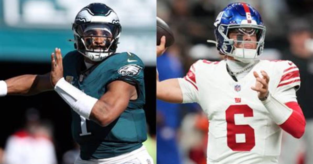 Eagles' Jalen Hurts Leaves Vs. Giants with Nasty Finger Injury