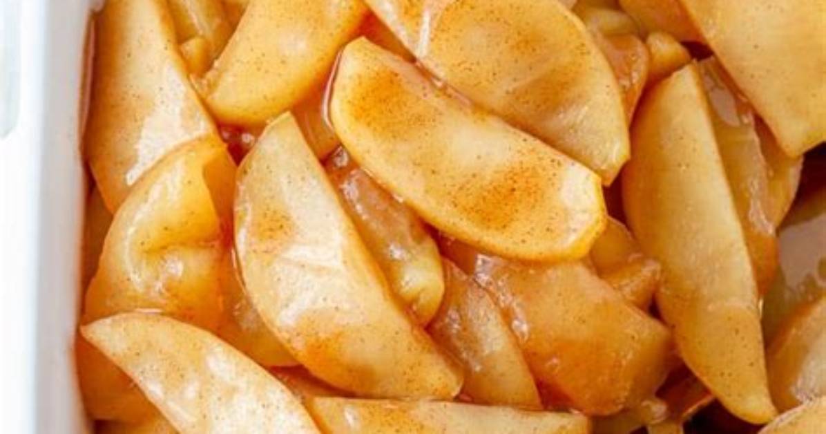 Easy Cinnamon Apples - Celebrating Sweets