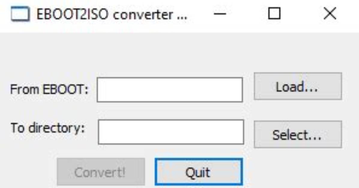 Eboot2Iso Psp - Gamebrew