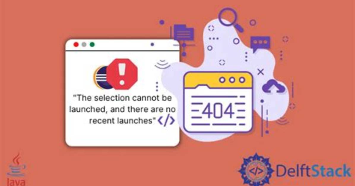 Eclipse Java Error: This Selection Cannot Be Launched and There Are No Recent Launches