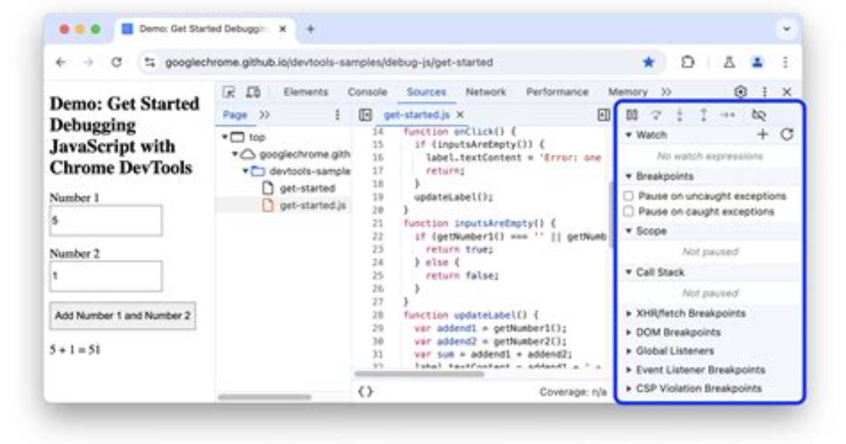 Editing in the Chrome Debugger
