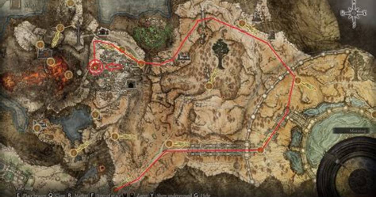Elden Ring Gelmir Hero Grave Location and Loots