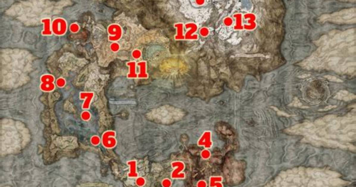 Elden Ring Map Fragments Locations
