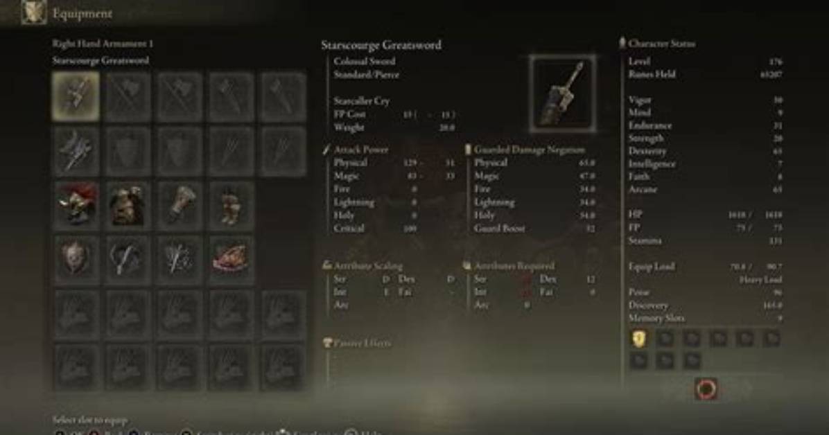 Elden Ring Starscourge Greatsword – Location, Weapon Stats, and More