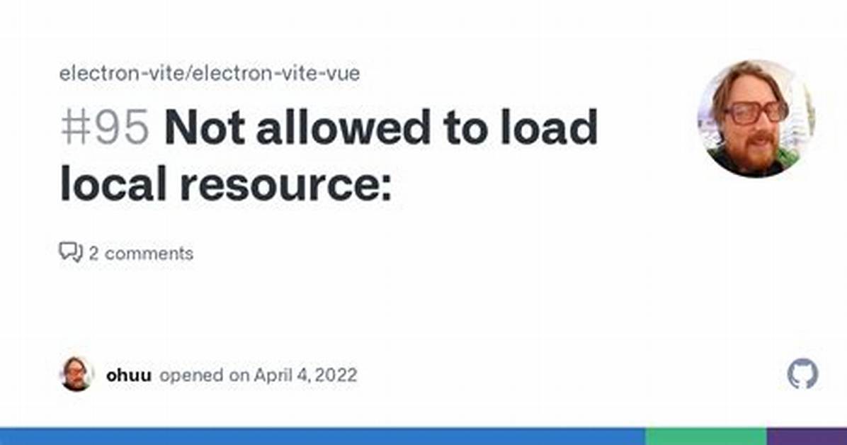 Electron - Not Allowed to Load Local Resource