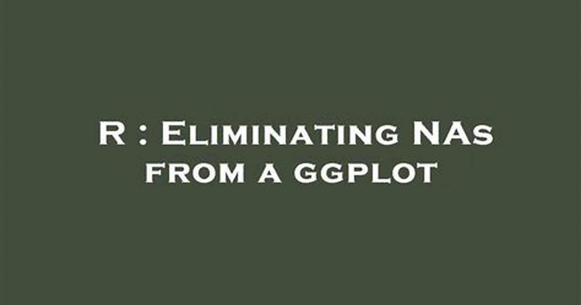 Eliminating Nas from a Ggplot