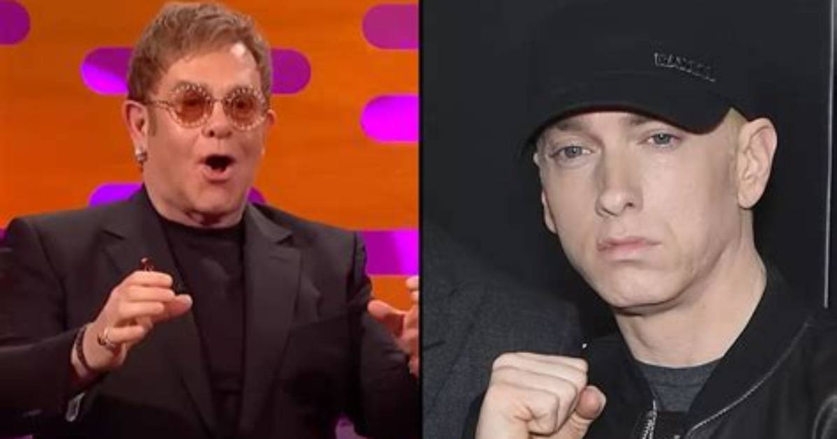 Elton John Revealed the Bizarre X-Rated Gift Eminem Gave Him for His Wedding