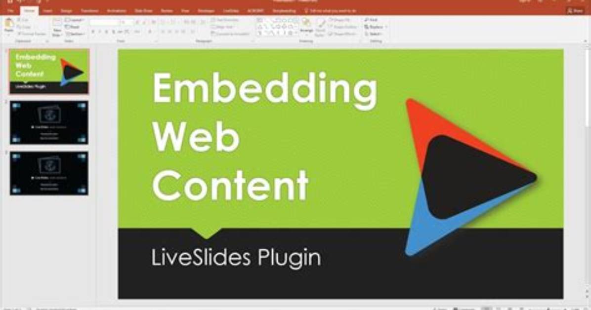 Embed a Powerpoint in a Web Page