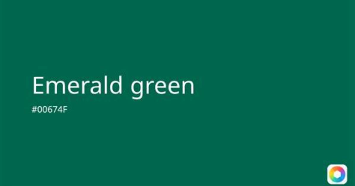 Emerald Green Color